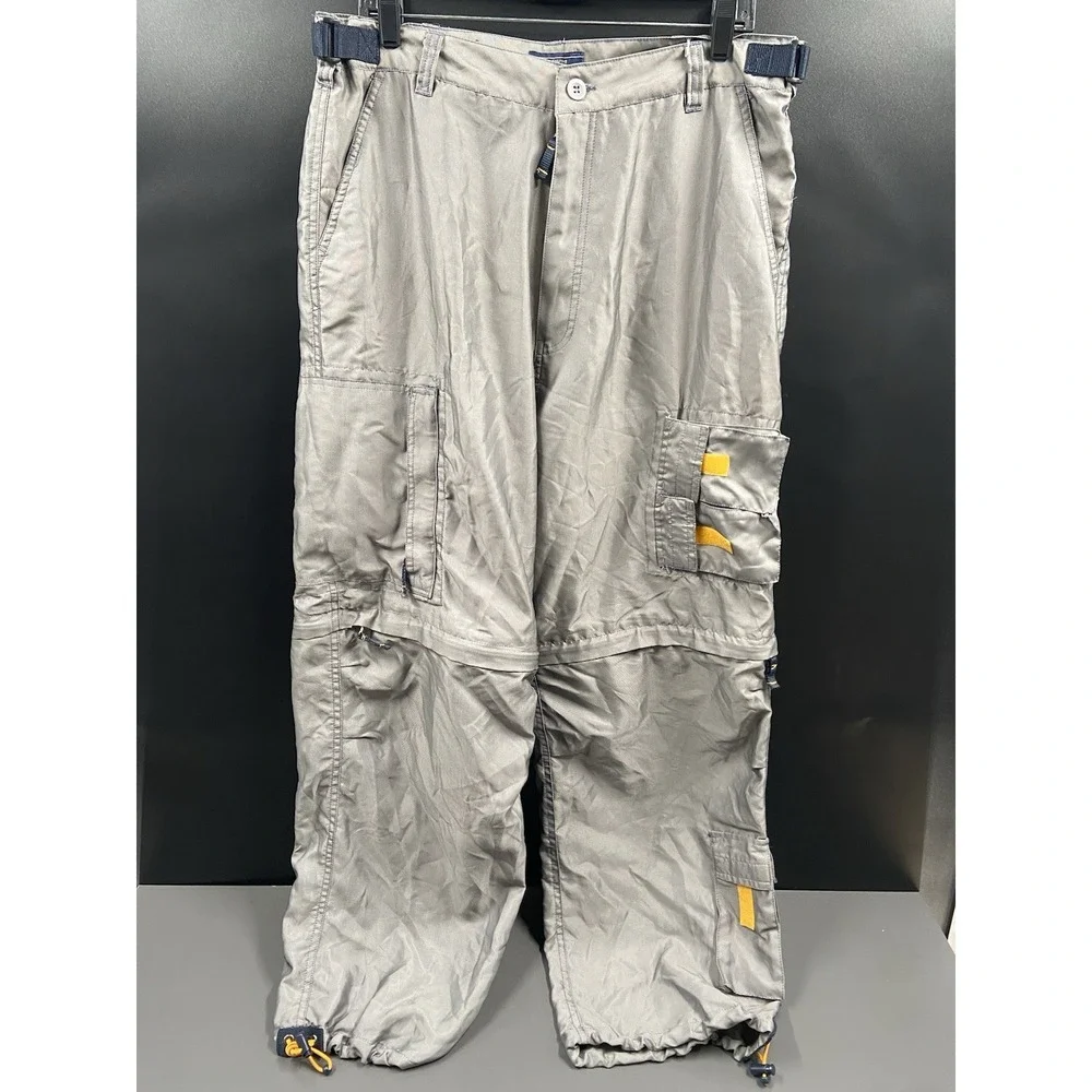 Sonoma Men's Cargo Hiking Pants Casual Nylon Detachable Zip Legs Trousers 36x30
